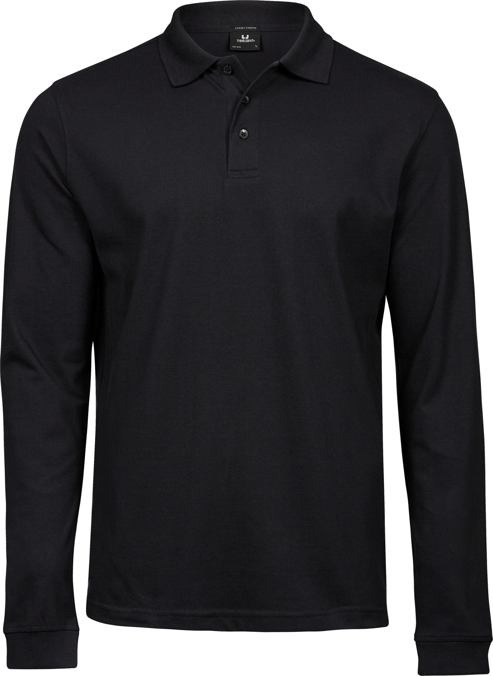 Luxury Stretch Long Sleeve Polo