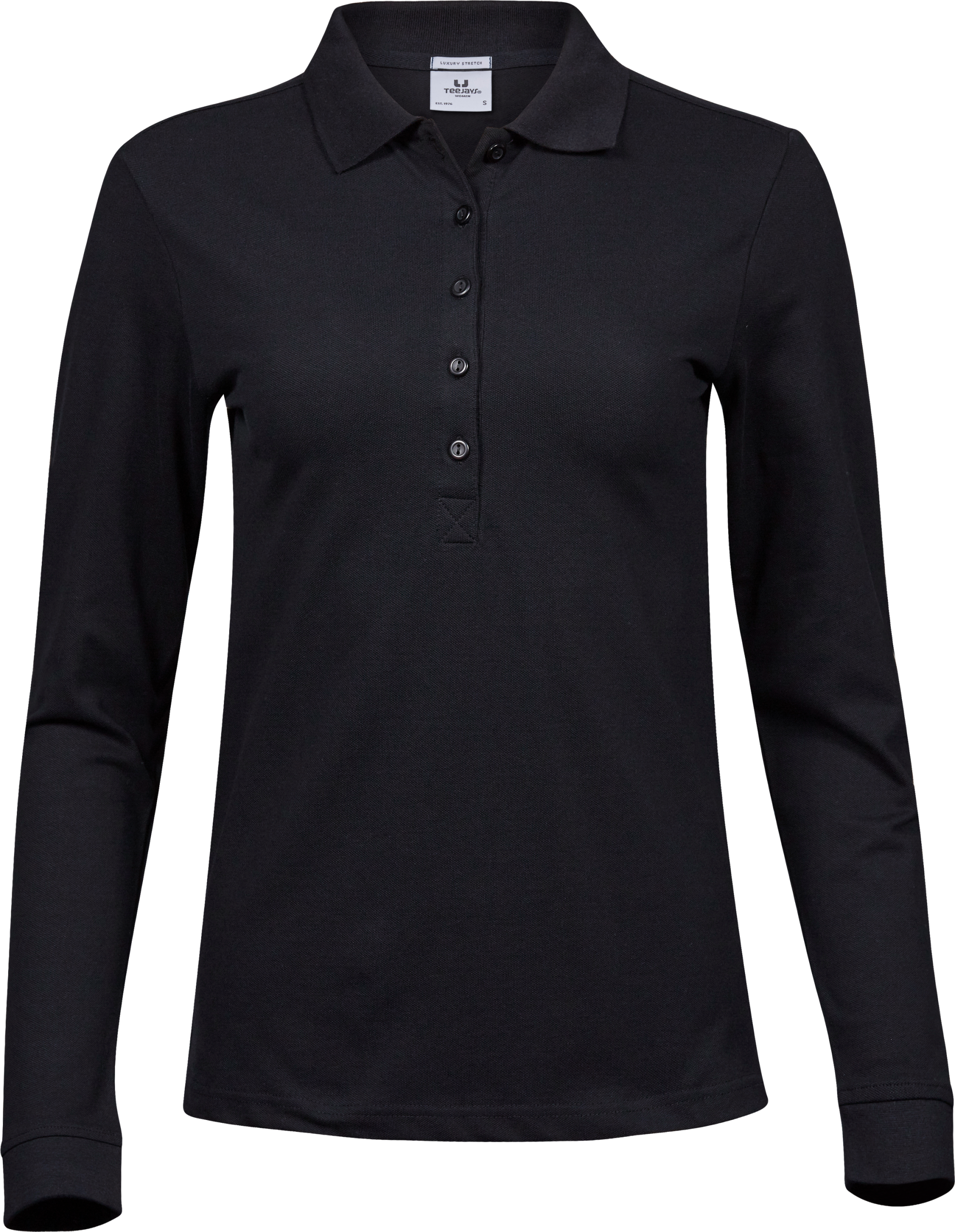 Women's Luxury Stretch Long Sleeve Polo