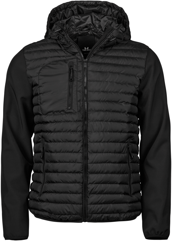 Hooded Crossover Jacket