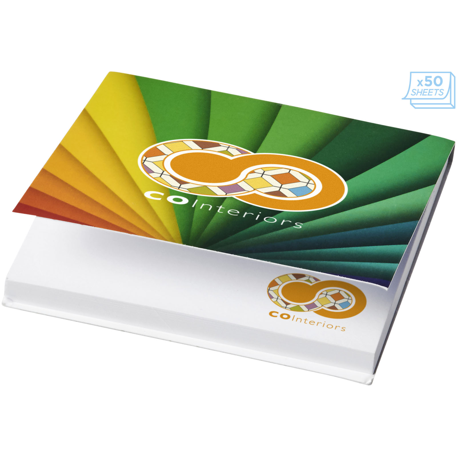 Sticky-Mate® Softcover Selvklæbende Noter 75X75Mm