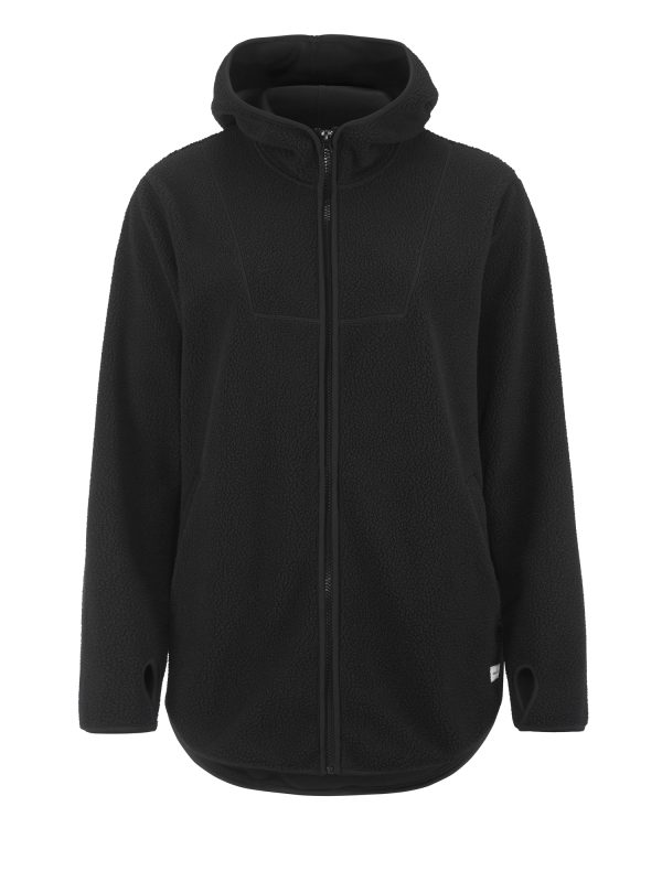 Join Pile Fleece Fz Hood W