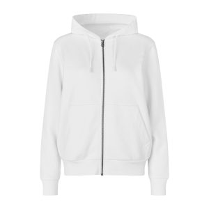 Hoodie | Økologisk | Lynlås | Dame