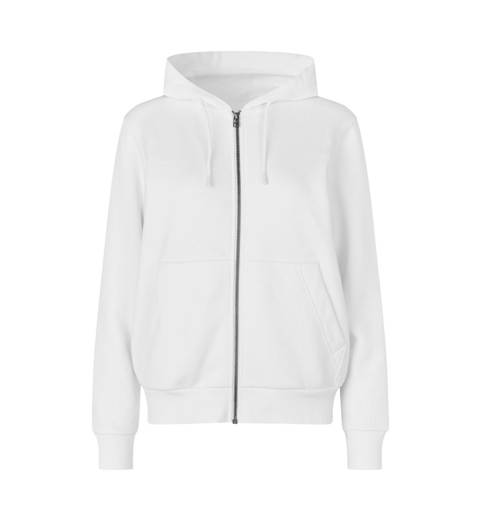 Hoodie | Økologisk | Lynlås | Dame