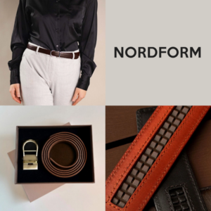 Nordform Dame Klik-Bælte I Læder