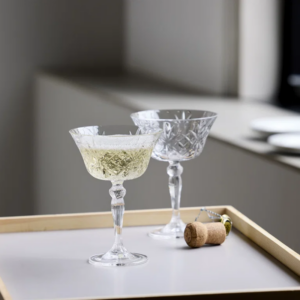 Lyngby 'Melodia' Glas Champagneskål - 4 Stk