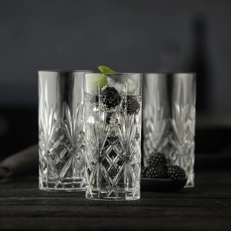 Lyngby 'Melodia' Glas Highball - 6 Stk