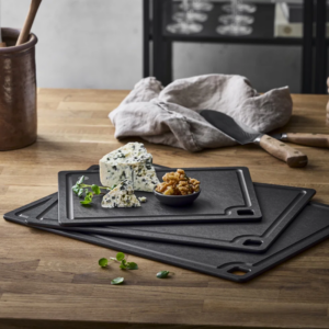 Pillivuyt Gourmet Skærebræt M. Silikonefødder - 3 Stk.