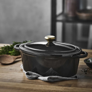 Pillivuyt Gourmet Garonne Oval Støbejernsgryde - 4 L