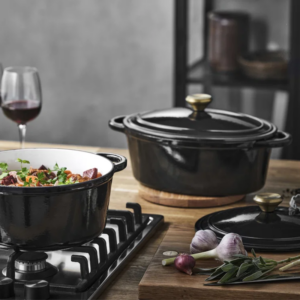 2 Stk. Pillivuyt Gourmet Garonne Støbejernsgryder