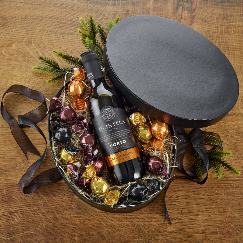 Hatteæske M/Tawny & Chokolade
