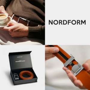 Nordform Herre Klik-Bælte I Læder