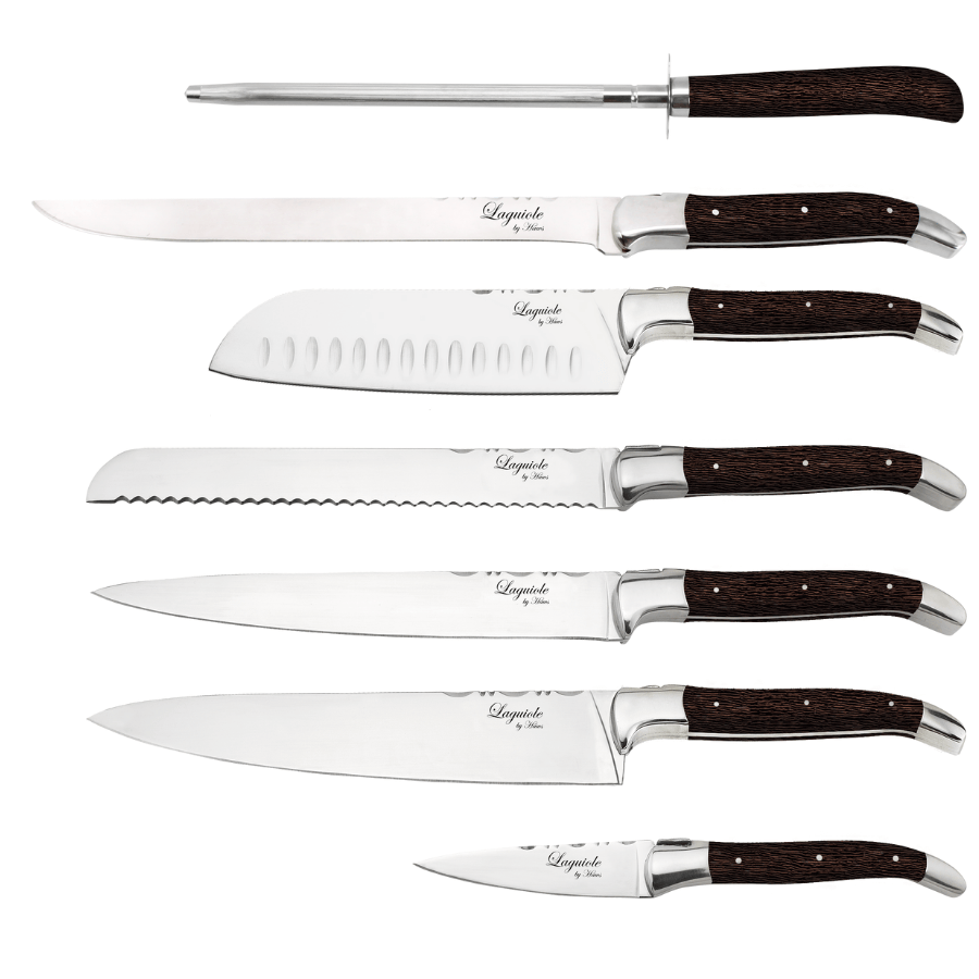 Laguiole By Hâws Knivsæt – 7 Dele, Wengé - Billede 5
