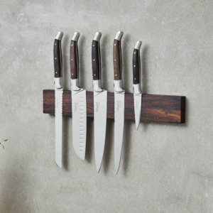 Laguiole By Hâws Knivsæt – 5 Dele M/Knivholder, Wengé