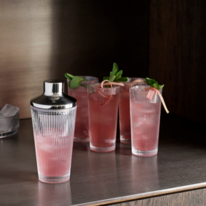 Pilastro Cocktail Shaker & 12 Stk. Longglas
