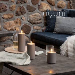 Uyuni Udendørs Led Bloklys Sæt M. 2 Stk