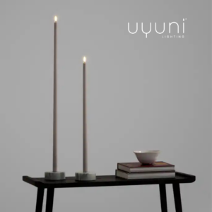 Uyuni Led Marmor Lysestage Sæt