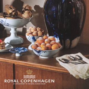 Blå Mega Riflet Portionsskål – 35 Cl