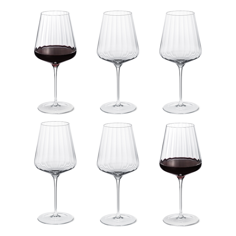 Bernadotte Rødvinsglas – 6 Stk. - Billede 2