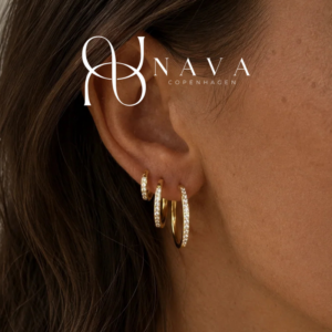 Belle Earrings Stack Set Med Zirkoner
