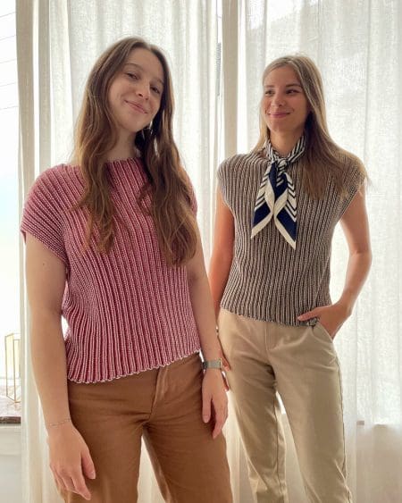 Rille Top i smukke farver