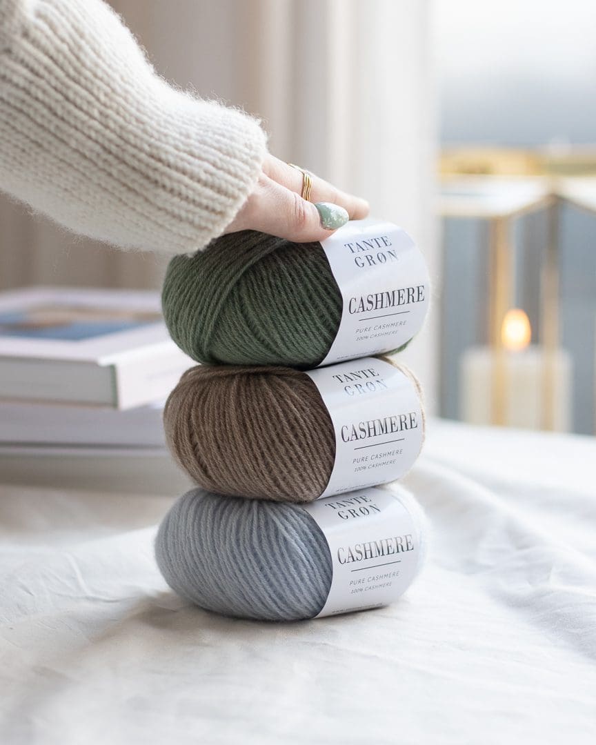 cashmere uld til striktrøjer
