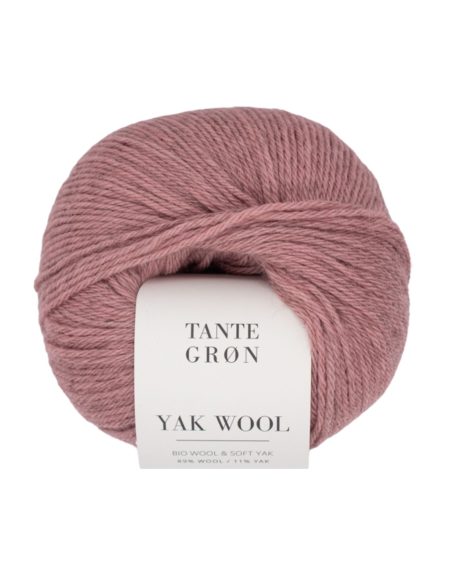 Yak uld i farven blush