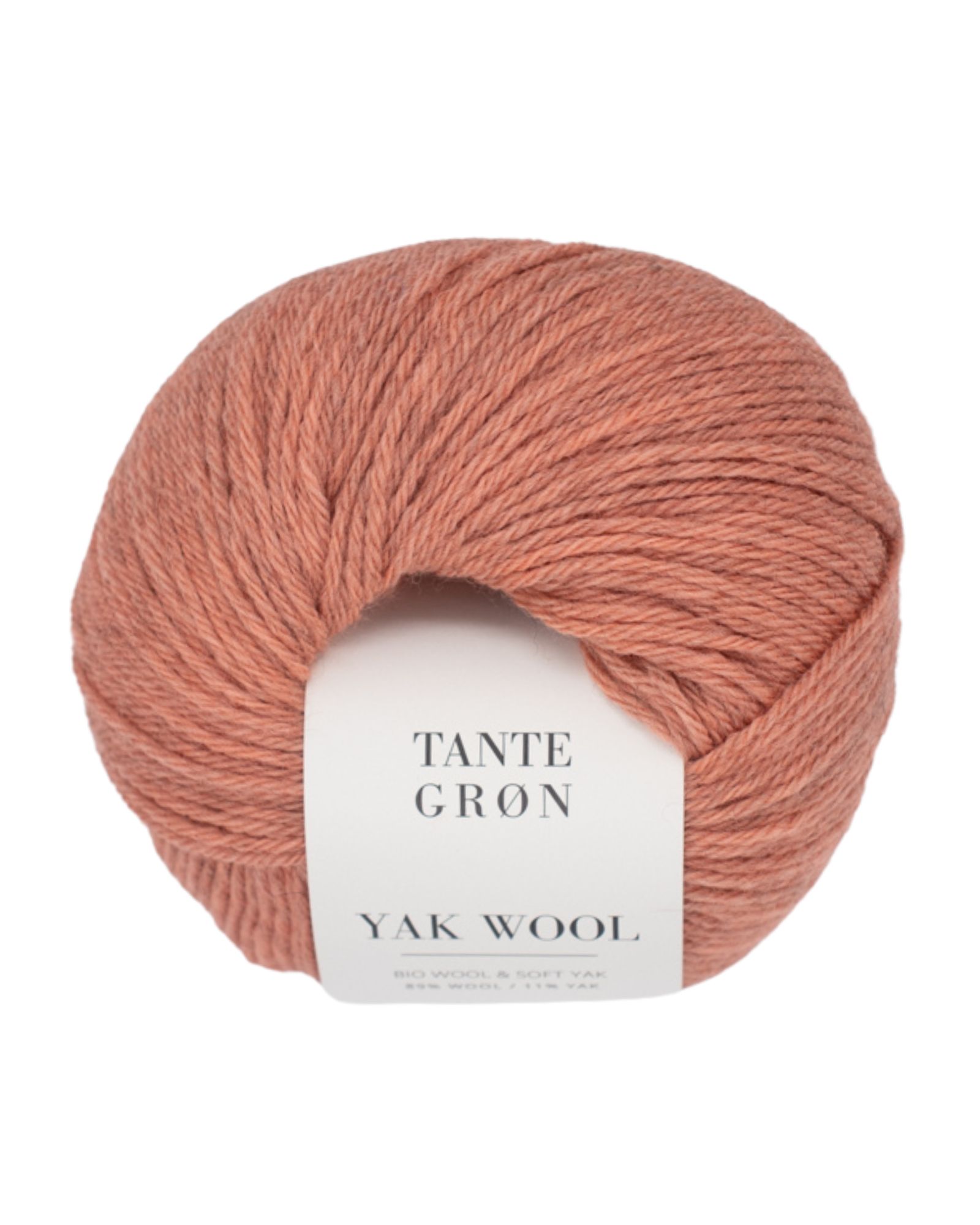 Yak uld i farven coral reef