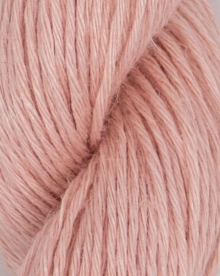 Linen hørgarn i farve 21 Rose Bath fra Tante Grøn. Sommergarn i 100% hør.