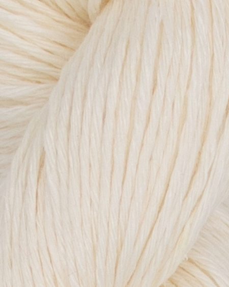 Linen hørgarn i farve 01 White Dove fra Tante Grøn. Sommergarn i 100% hør.